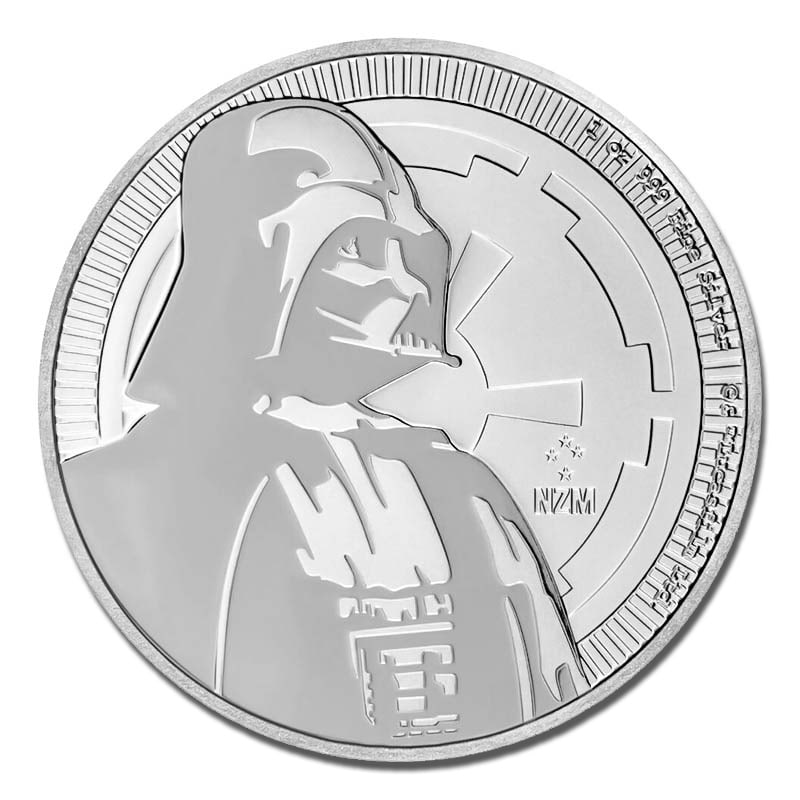 2017 1 oz Niue Darth Vader Star Wars Silver Coin: 2017 1 oz Niue Darth Vader Star Wars Silver Coin -- 2017 1 oz Niue Darth Vader Star Wars Silver Coin #NGFY29145v8