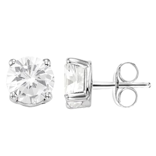 CERTIFIED 1.53 CTW ROUND D/SI1 DIAMOND (LAB GROWN Certi: CERTIFIED 1.53 CTW ROUND D/SI1 DIAMOND (LAB GROWN Certified DIAMOND SOLITAIRE EARRINGS ) IN 14K YELLOW GOLD -- CERTIFIED 1.53 CTW ROUND D/SI1 DIAMOND (LAB GROWN Certified DIAMOND SOLITAIRE EARRINGS ) 