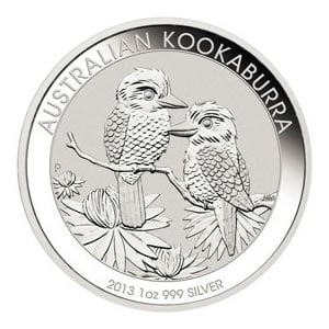 Australian Kookaburra 1 oz. Silver 2013: Australian Kookaburra 1 oz. Silver 2013 -- Australian Kookaburra 1 oz. Silver 2013 #NGFY29033v8