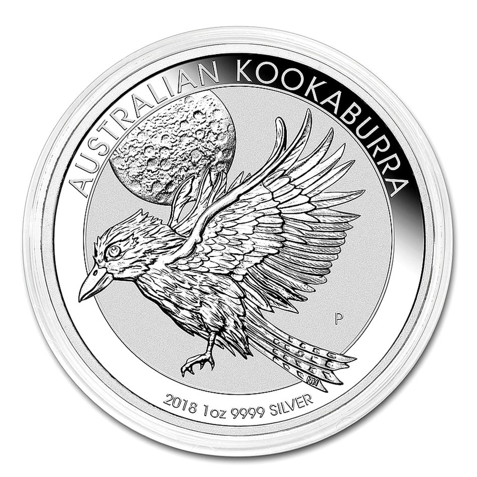 Australian Kookaburra 1 Oz. Silver 2018: Australian Kookaburra 1 Oz. Silver 2018 -- Australian Kookaburra 1 Oz. Silver 2018 #NGFY29025v8