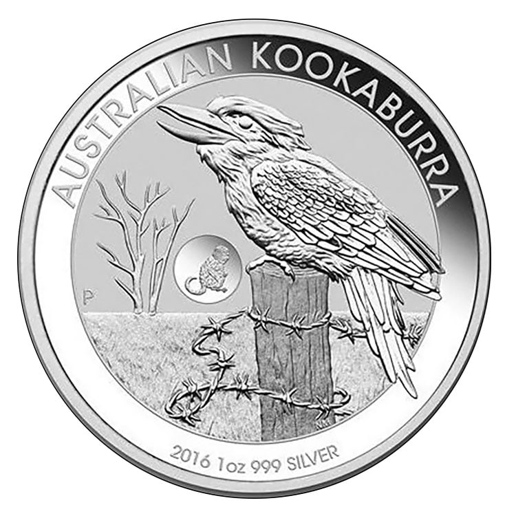 Australia Kookaburra 1 Oz. Silver 2016 Monkey Privy: Australia Kookaburra 1 Oz. Silver 2016 Monkey Privy -- Australia Kookaburra 1 Oz. Silver 2016 Monkey Privy #NGFY29028v8