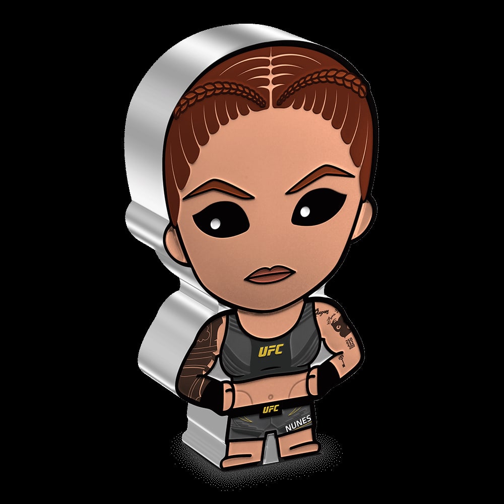 UFC(R - Amanda Nunes 1oz Silver Chibi(R Coin: UFC(R - Amanda Nunes 1oz Silver Chibi(R Coin -- UFC(R - Amanda Nunes 1oz Silver Chibi(R Coin #NGFY42549v8