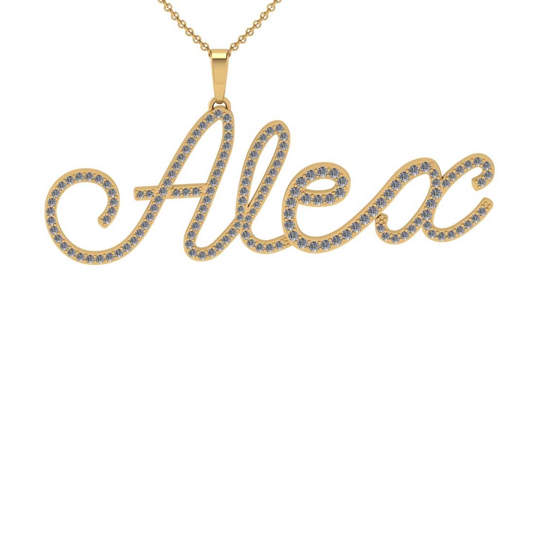 1.35 Ctw VS/SI1 Diamond 14K Yellow Gold Alex Necklace(ALL DIAMOND ARE LAB GROWN ): 1.35 Ctw VS/SI1 Diamond 14K Yellow Gold Alex Necklace(ALL DIAMOND ARE LAB GROWN ) -- Total Diamond Weight Of Ctw 1.35 Ctw (Round Cut ) Color : J-K Clarity : VS/SI1 Stone Setting : Prong Metal Weight :
