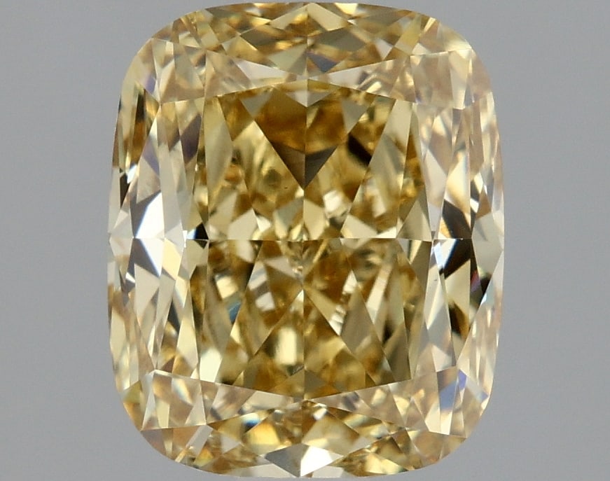 2.12 ctw. VVS2 IGI Certified Cushion Cut Loose Diamond (LAB GROWN): 2.12 ctw. VVS2 IGI Certified Cushion Cut Loose Diamond (LAB GROWN) -- IGI Certified Cushion Cut Loose Diamond (LAB GROWN) - Weight :- 2.12 ctw; Color :- FANCY; Clarity :-VVS2 #NGFY86677v12