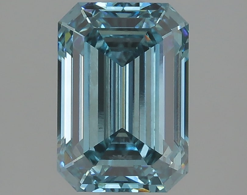 1.99 ctw. VS2 IGI Certified Emerald Cut Loose Diamond (LAB GROWN): 1.99 ctw. VS2 IGI Certified Emerald Cut Loose Diamond (LAB GROWN) -- IGI Certified Emerald Cut Loose Diamond (LAB GROWN) - Weight :- 1.99 ctw; Color :- Fancy Vivid Blue; Clarity :-VS2 #NGFY69349v14