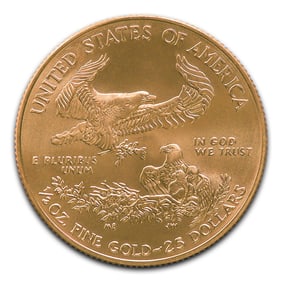 2002 American Gold Eagle 1/2 oz Uncirculated