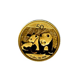 Chinese Gold Panda 10th Ounce 2010