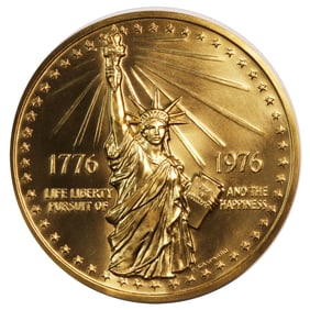 1976 National Bicentennial Gold Medal 13.432 Oz. AGW