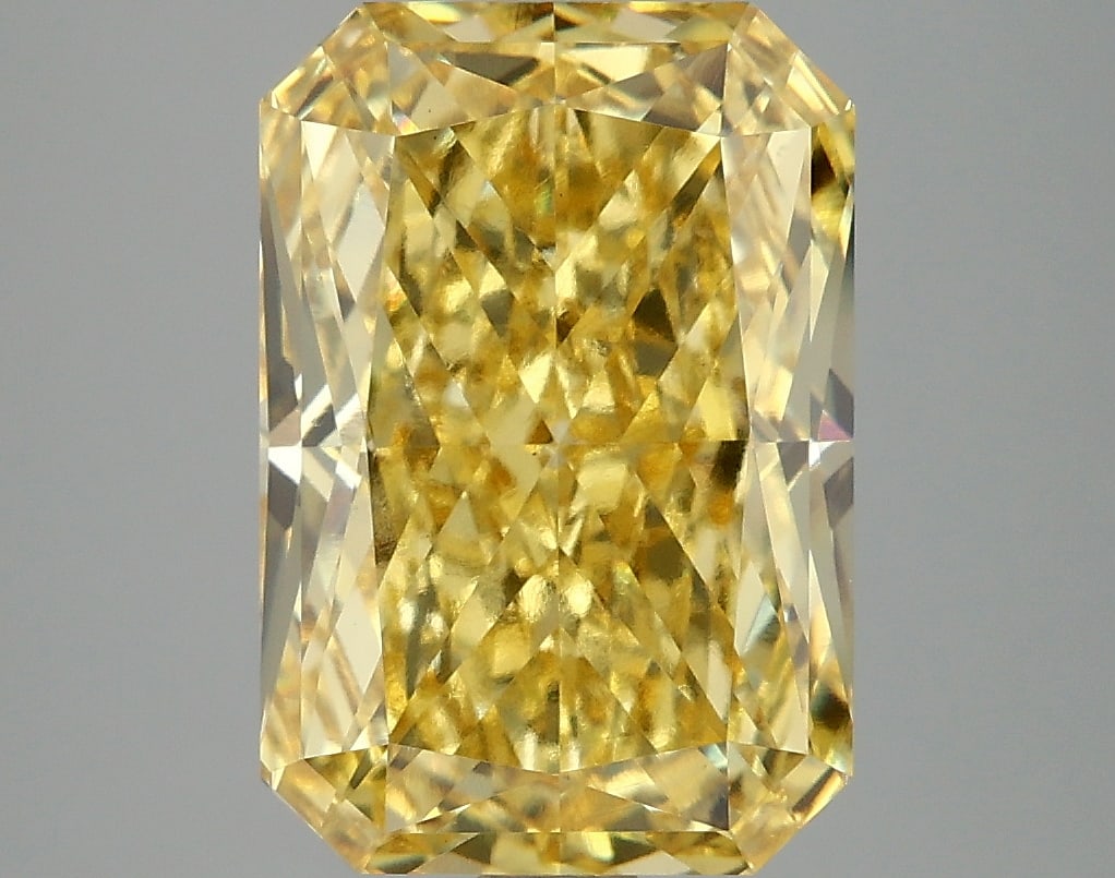 5.09 ctw. VS1 IGI Certified Radiant Cut Loose Diamond (LAB GROWN): 5.09 ctw. VS1 IGI Certified Radiant Cut Loose Diamond (LAB GROWN) -- IGI Certified Radiant Cut Loose Diamond (LAB GROWN) - Weight :- 5.09 ctw; Color :- Fancy Vivid Yellow; Clarity :-VS1 #NGFY71366v14