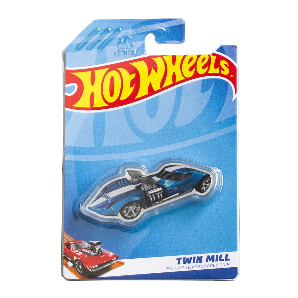 2023 PAMP Suisse Hot Wheels Twin Mills Colorized 1oz Silver Coin: 2023 PAMP Suisse Hot Wheels Twin Mills Colorized 1oz Silver Coin -- 2023 PAMP Suisse Hot Wheels Twin Mills Colorized 1oz Silver Coin #NGFY42522v8