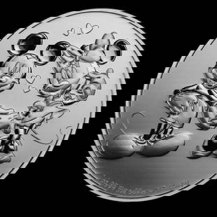 2020 Niue 1 oz Silver $2 Disney Mickey & Minnie Mouse BU: 2020 Niue 1 oz Silver $2 Disney Mickey & Minnie Mouse BU -- 2020 Niue 1 oz Silver $2 Disney Mickey & Minnie Mouse BU #NGFY65194v15