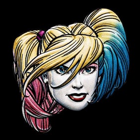 2022 Niue 1 oz Silver $2 Faces of Gotham: Harley Quinn