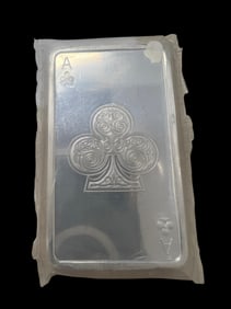 10 oz Silver Bar - Ace of Clubs
