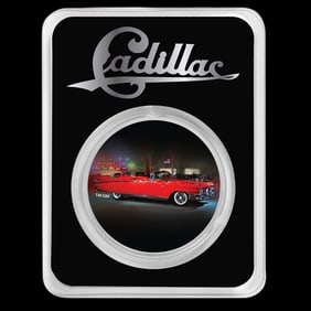 Cadillac Biarritz (1959) Colorized 1 oz Silver w/ TEP