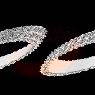 2.27 Ctw VS/SI1 Diamond Prong Set 10K Rose Gold Eternity Band Ring (ALL DIA: Total Diamond Weight :-2.27 Ctw (Round cut) Color :- J-K Clarity : VS/SI1 Setting : Prong Metal Weight : Approx 4.35gram 10K Rose Gold Eternity Band Ring Current Ring Size-6 (ALL DIAMOND ARE LAB GROWN