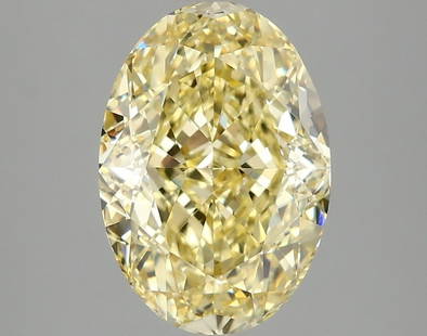 3.1 ctw. VVS2 IGI Certified Oval Cut Loose Diamond (LAB GROWN): IGI Certified Ov Cut Loose Diamond (LAB GROWN) - Weight :- 3.1 ctw; Color :- Fancy Vivid Yellow; Clarity :-VVS2 #NGFY24130v15