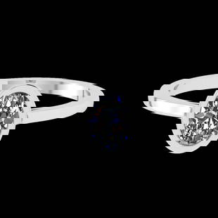 0.75 Ctw VS/SI1 Diamond Prong Set 10K white Gold Solitaire Ring (ALL DIAMON: Center Daimond Weight :-0.75 Ctw ( Oval Cut) Color : F-G Clarity : VS/SI1 Metal Weight : Approx 2.14 gram 10K white Gold Solitaire Ring Current Ring Size 6 (LAB GROWN) #NGFY23119v15