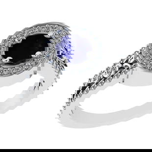 1.36 Ctw VS/SI1 Blue Sapphire and Diamond 14k white Gold Engagement Ring: Center Stone Weight :-0.84 Ctw ( Round Cut) Center Stone Color :-Blue Sapphire Center Stone Setting : Prong Side Diamond Weight Of Ctw :- 0.52 Ctw Color : J-K Clarity : VS/SI1 Daimond Setting : Prong