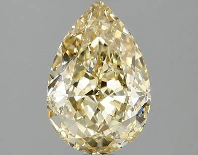 2.01 ctw. VS1 IGI Certified Pear Cut Loose Diamond (LAB GROWN): IGI Certified Pear Cut Loose Diamond (LAB GROWN) - Weight :- 2.01 ctw; Color :- Fancy Intense Yellow; Clarity :-VS1 #NGFY68421v14