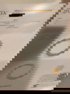 GIA Certified Natural (No Treatment) Light Green Jadeite Jade Bangle: GIA Certified Natural (No Treatment) Light Green Jadeite Jade Bangle #NGFY21943v8