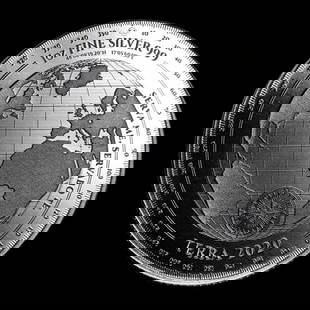 2020 Tokelau 1 oz Silver $5 Terra BU: 2020 Tokelau 1 oz Silver $5 Terra BU #NGFY65178v15