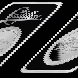 Cadillac Standard Of The World Logo (1914) 1 oz Silver w/ TEP: Cadillac Standard Of The World Logo (1914) 1 oz Silver w/ TEP #NGFY65134v15