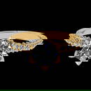 2.17 Ctw VS/SI1 Diamond 10k Yellow Gold Engagement Ring (ALL DIAMOND ARE LA