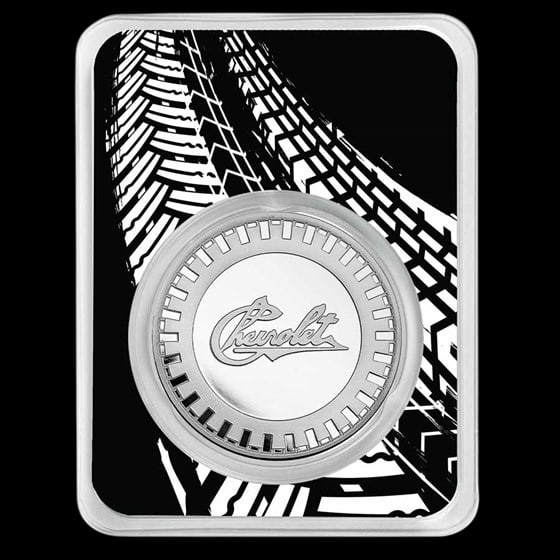 Chevrolet Original Logo (1911-1914) 1 oz Silver w/ TEP: Chevrolet Original Logo (1911-1914) 1 oz Silver w/ TEP #NGFY65141v15