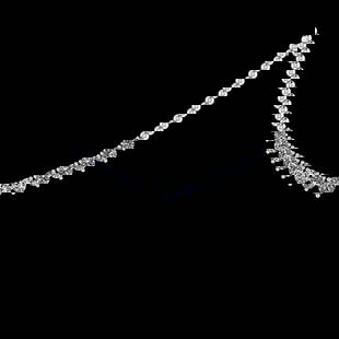 1.06 Ctw VS/SI1 Diamond 14K White Gold Slide Necklace (ALL DIAMOND ARE LAB: Center Diamond Weight : 1.06 Ctw (Round Cut) Center Diamond Color :- J-K Center Clarity : VS/SI1 Stone Setting : Prong 14K White Gold Slide Necklace (ALL DIAMOND ARE LAB GROWN ) T3-1GSN #NGFY73362v14
