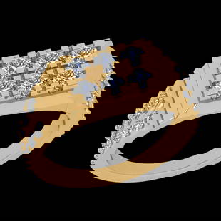 1.10 Ctw VS/SI1 Diamond 10k Yellow Gold Engagement Ring (ALL DIAMOND ARE LA: Total Daimond Weight :-1.10 Ctw Color : J-K Clarity : VS/SI1 Setting : Prong Metal Weight : Approx 5.37 gram 10k Yellow Gold Engagement Ring Current Ring Size 7 (ALL DIAMOND ARE LAB GROWN)
