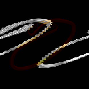 0.67 Ctw VS/SI1 Diamond 18K Yellow Gold Bangle (ALL DIAMOND ARE LAB GROWN ): Total Diamond Weight :-0.67 Ctw (Round cut) Color :- G-H Clarity : VS/SI1 Setting : Prong Metal Weight : Approx 26.90gram 18K Yellow Gold Bangle (ALL DIAMOND ARE LAB GROWN ) Inner Size :-60mm