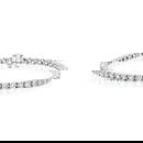 4.9 ctw 14K White Gold 7 inch Basket 4 Prong Tennis Bracelet (LAB-GROWN)