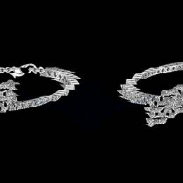 11.96 Ctw VS/SI1 Diamond Prong Set 10K white Gold Bracelet Current Size 7.5