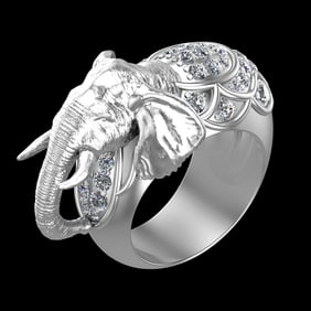 1.69 Ctw VS/SI1 Diamond 10k white Gold Engagement Ring (ALL DIAMOND ARE LAB