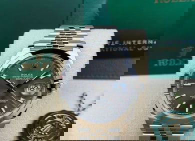 Rolex Oysterperpetual Datejust 41mm Grey Dial Jubileee Comes With Box & Pap