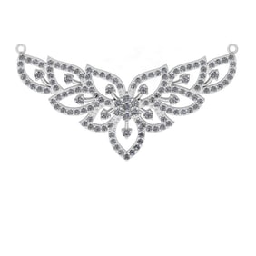2.43 Ctw VS/SI1 Diamond 14k white Gold Pendant (ALL DIAMOND ARE LAB GROWN )
