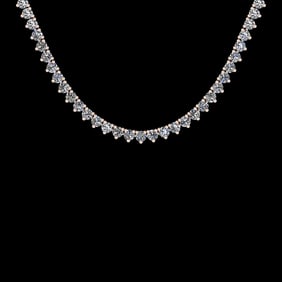 2.24 Ctw VS/SI1 Diamond 14K Rose Gold Slide Necklace (ALL DIAMOND ARE LAB G