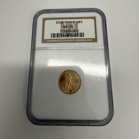 2003 Gold Eagle $5 NGC Certified MS70
