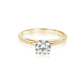 0.57 ctw 14k Yellow Gold Solitaire Solitaire Ring