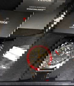 Red Bezel Tudor Comes with Box & Papers