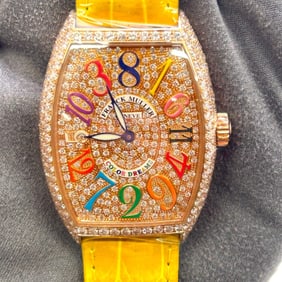 Factory Franck Muller Cintree Curvex Crazy Hours Comes with Box & Papers