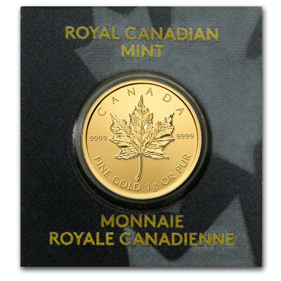 1 gram Gold Maple Leaf - Maplegram25: 1 gram Gold Maple Leaf - Maplegram25 **|**|** 1 gram Gold Maple Leaf - Maplegram25
