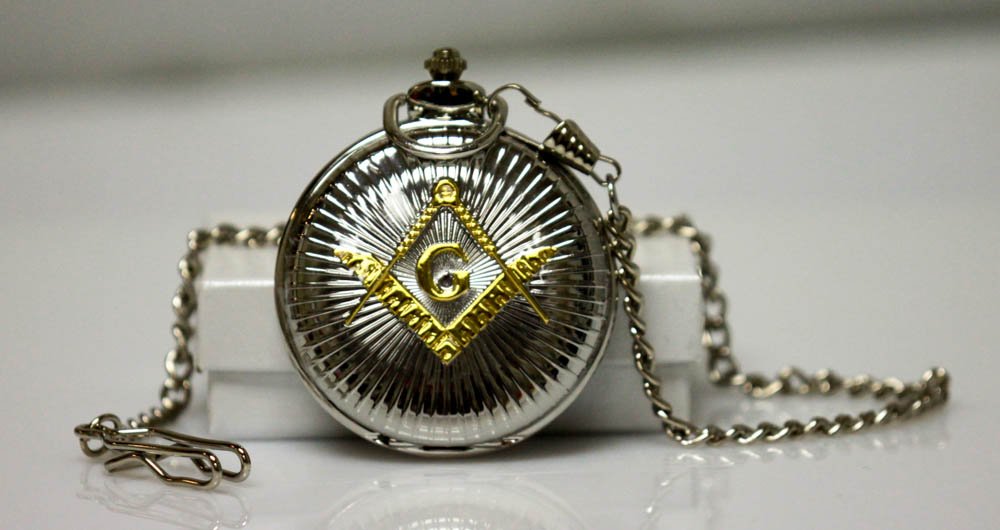 QUARTZ MASONIC POCKET WATCH: QUARTZ MASONIC POCKET WATCH **|**|** QUARTZ MASONIC POCKET WATCH