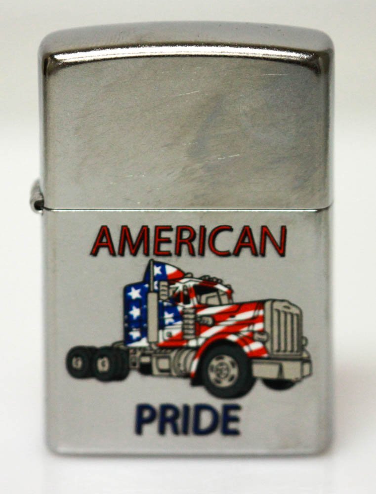 TRUCKER PRIDE GENUINE ZIPPO LIGHTER MADE IN U.S.A: TRUCKER PRIDE GENUINE ZIPPO LIGHTER MADE IN U.S.A **|**|** TRUCKER PRIDE GENUINE ZIPPO LIGHTER MADE IN U.S.A