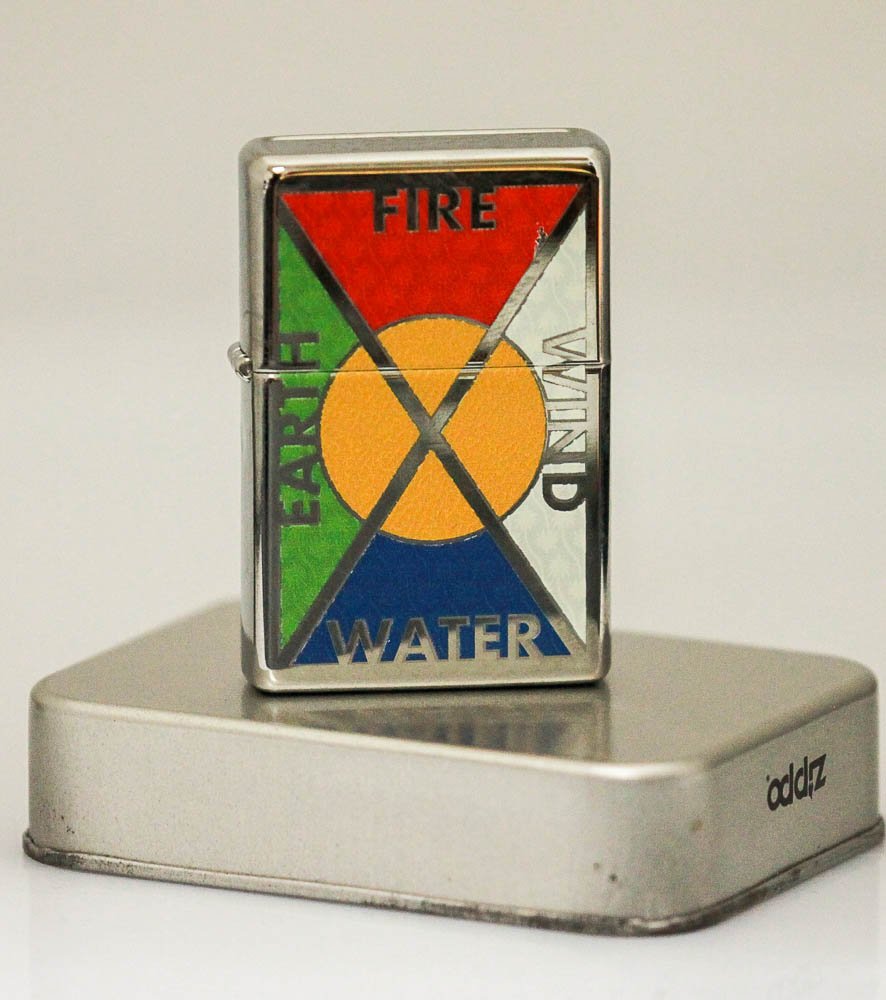COLLECTIBLE GENUINE ZIPPO LIGHTER THE FOUR ELEMENTS LIG: COLLECTIBLE GENUINE ZIPPO LIGHTER THE FOUR ELEMENTS LIG **|**|** COLLECTIBLE GENUINE ZIPPO LIGHTER THE FOUR ELEMENTS LIGHTER MADE IN U.S.A NO LONGER AVAILABLE HIGHLY COLLECTIBLE ITEM