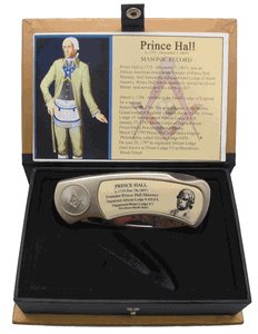 Prince Hall Masonic Knife- Legendary Freemasons Series: Prince Hall Masonic Knife- Legendary Freemasons Series **|**|** Prince Hall Masonic Knife- Legendary Freemasons Series