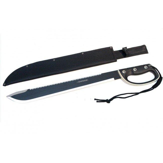 25" MACHETE STYLE SWORD W/HARD PLASTIC HAND AND SHEATH: 25" MACHETE STYLE SWORD W/HARD PLASTIC HAND AND SHEATH **|**|** 25" MACHETE STYLE SWORD W/HARD PLASTIC HAND AND SHEATH