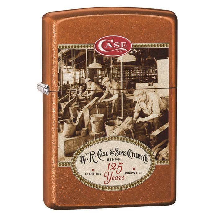 GENUINE ZIPPO CASE 125TH TOFFEE LIGHTER: GENUINE ZIPPO CASE 125TH TOFFEE LIGHTER **|**|** GENUINE ZIPPO CASE 125TH TOFFEE LIGHTER