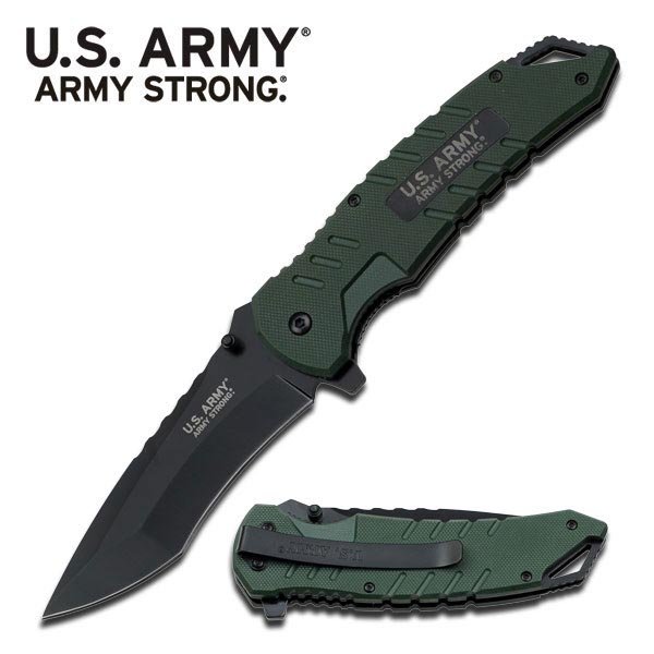 OFFICIALLY LICENSED U.S. ARMY SPRING ASSISTED KNIFE: OFFICIALLY LICENSED U.S. ARMY SPRING ASSISTED KNIFE **|**|** OFFICIALLY LICENSED U.S. ARMY SPRING ASSISTED KNIFE