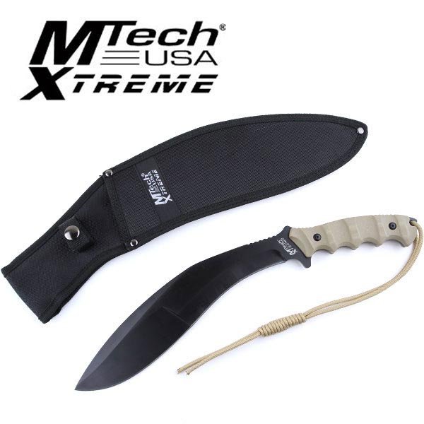 15.5" KRUKRI STYLE FULL TANG MACHETE KNIFE: 15.5" KRUKRI STYLE FULL TANG MACHETE KNIFE **|**|** 15.5" KRUKRI STYLE FULL TANG MACHETE KNIFE